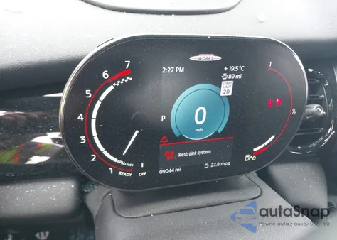 2023 Mini Hardtop John Cooper Works z USA, uszkodzony, nr VIN WMW73DH08P2T28604